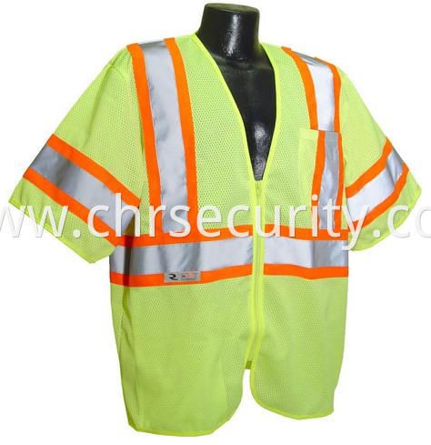 Short sleeve reflective safety clothing